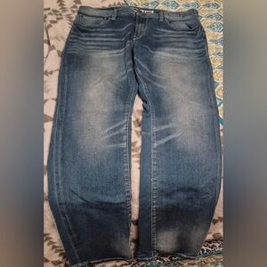 Express Women's Boot Cut Jeans in Faded Blue